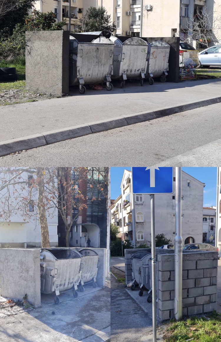 UREĐENJE KONTEJNERSKIH MJESTA